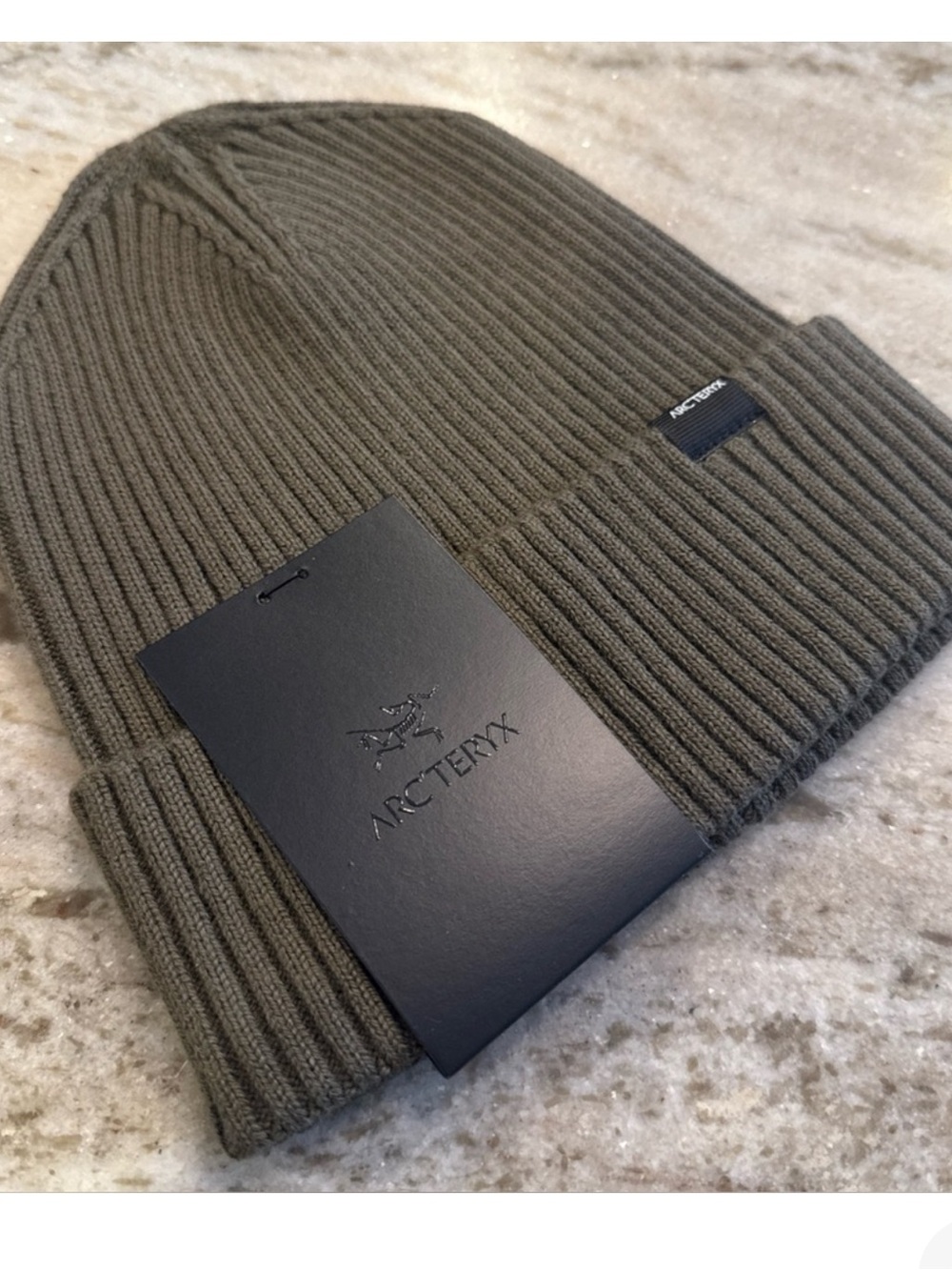 NWT Arc’teryx Skaha Toque Rib Knit Stretch Hat Beanie Tatsu Green OS $45
